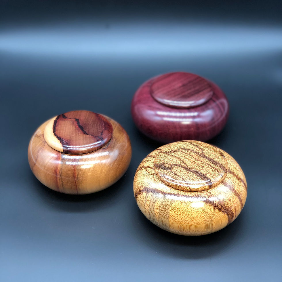 boite ronde en bois