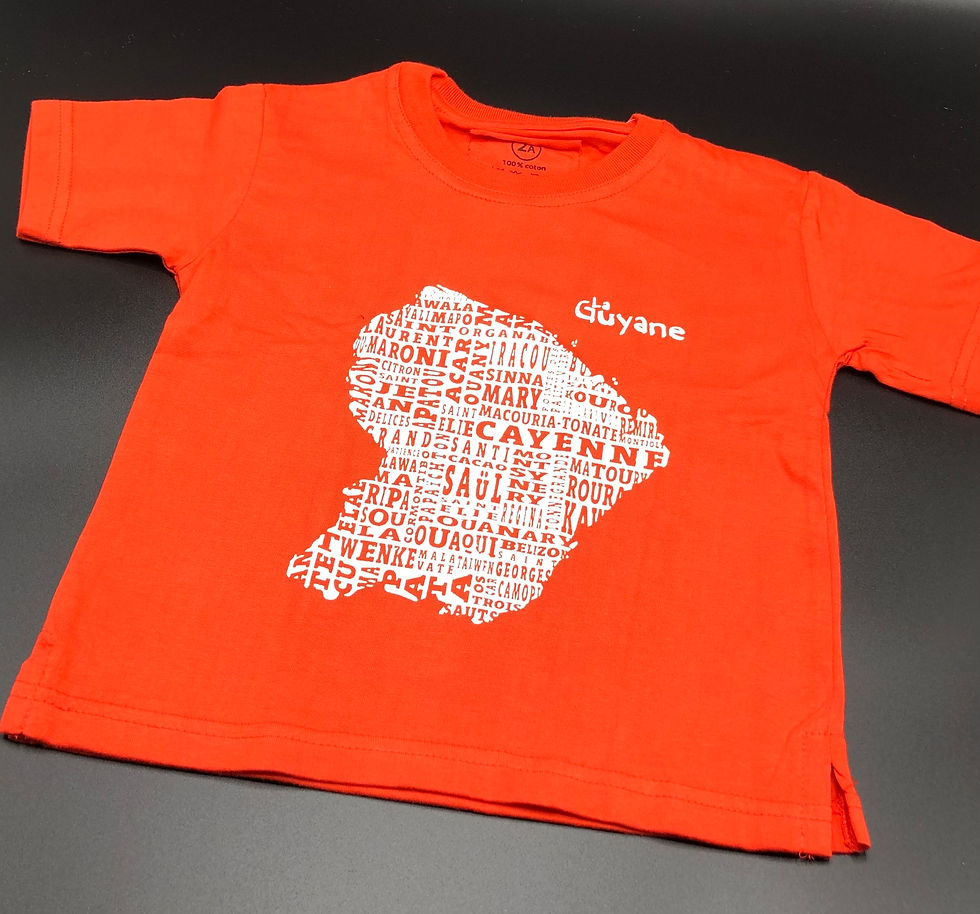 Miniature : tee shirt carte guyane