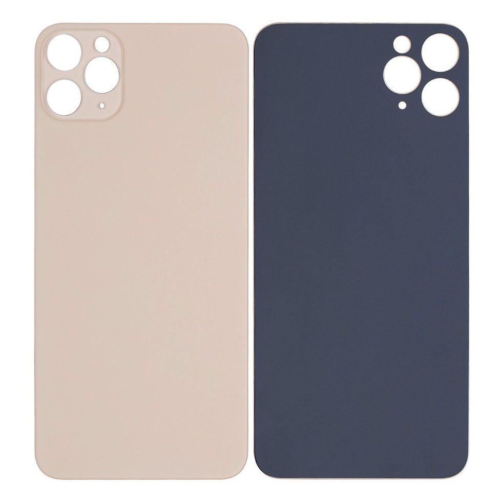 الصورة المصغرة: Back Cover Glass compatible with iPhone 11 Pro  Max Gold