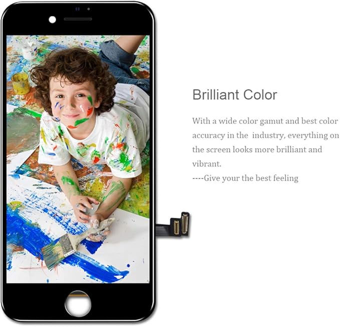 Thumbnail: Compatible for iPhone 5C BLACK LCD Screen Repair and Replacement