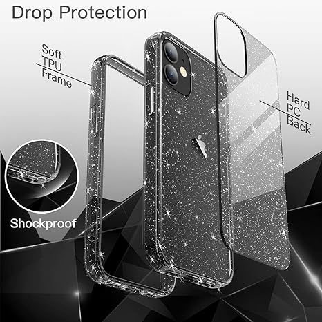 תמונה ממוזערת: Shimmer Case icompatible with Phone 12 Mini 5.4