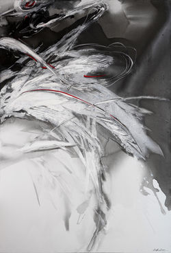 2. 생명의환희-비상lI, 켐버스+복합채색, 180x120, 2012 , 