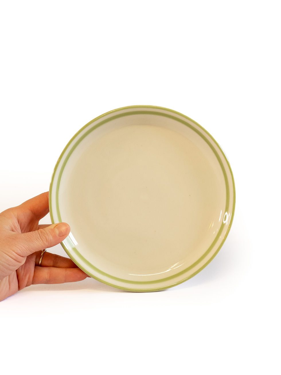 Thumbnail: Set of 4 Porcelain Dessert Plates - Color Mix