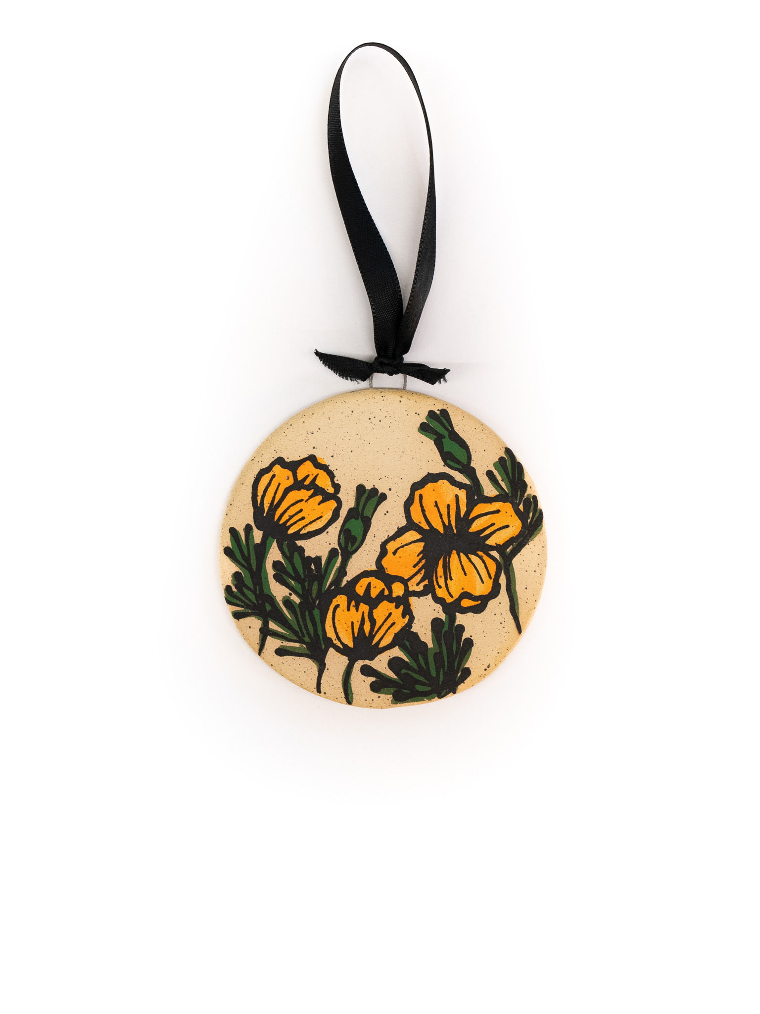 Cali Poppy Ornament