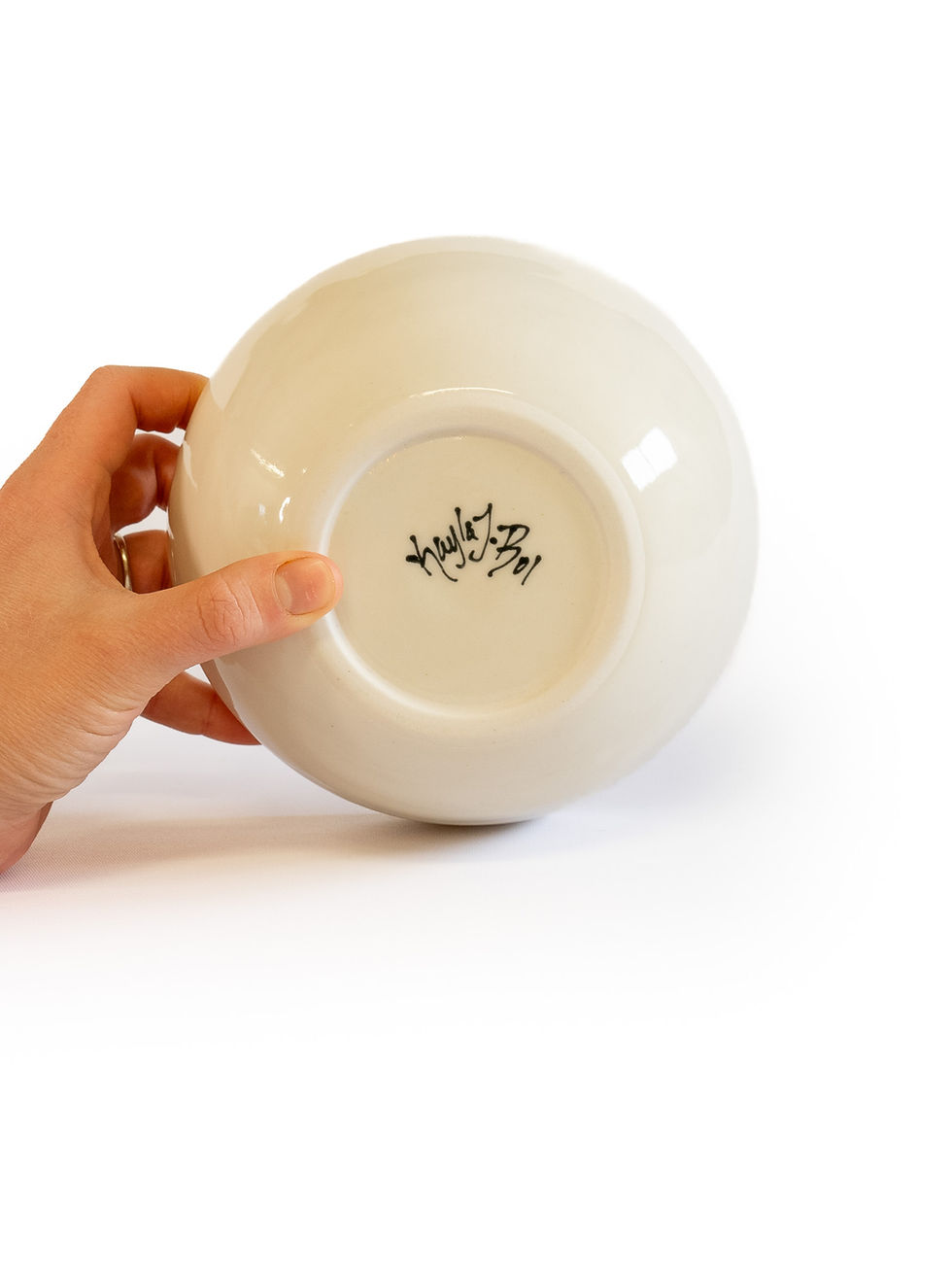 Thumbnail: Porcelain Soup Bowl - Pink