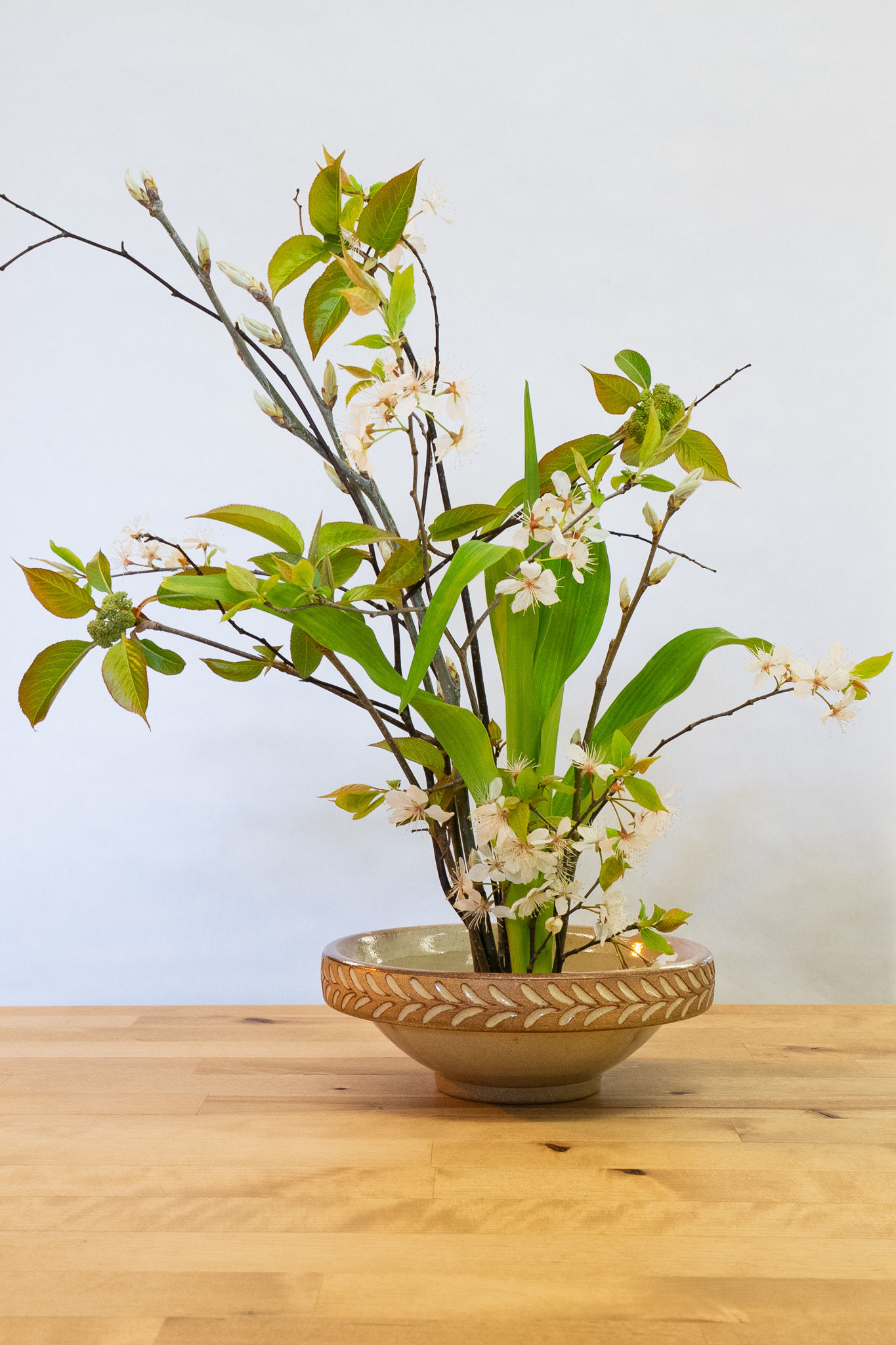 Carved Mojave Ikebana Vase
