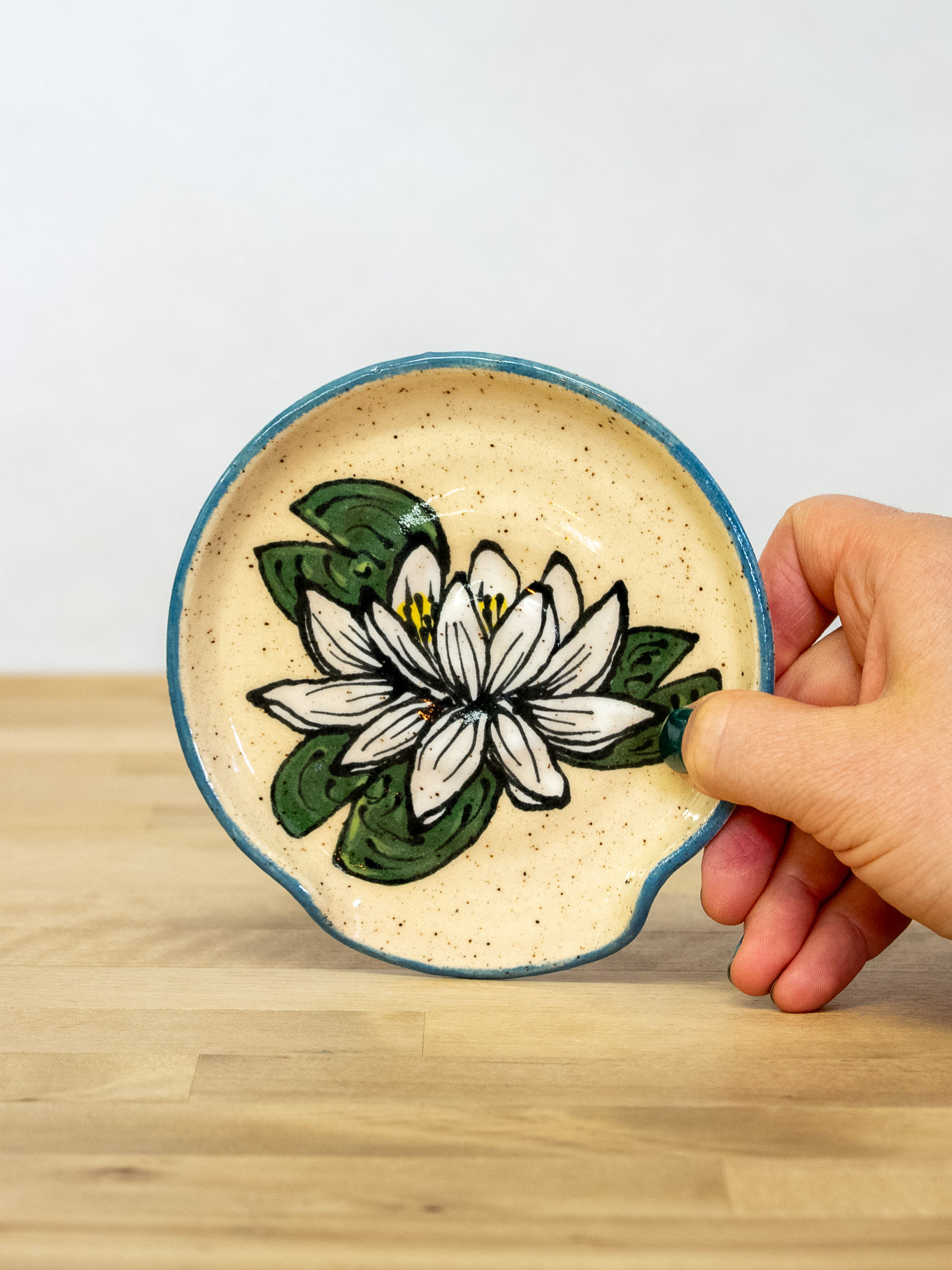 Water Lily Spoon Rest