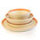 Thumbnail: Porcelain 4 Piece Place Setting - Peony Pink