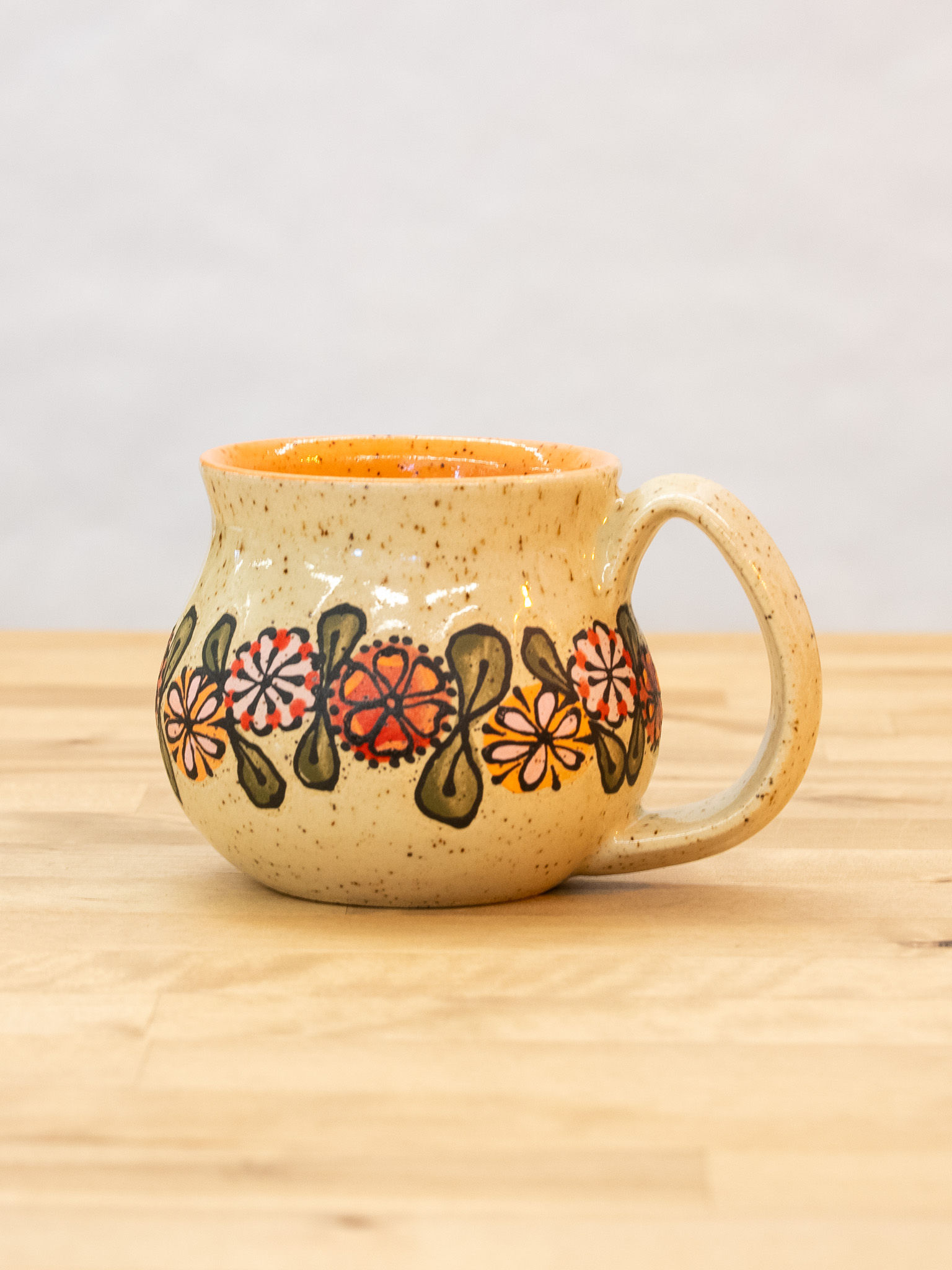 Pinwheel Posie - Retro Mug 14oz