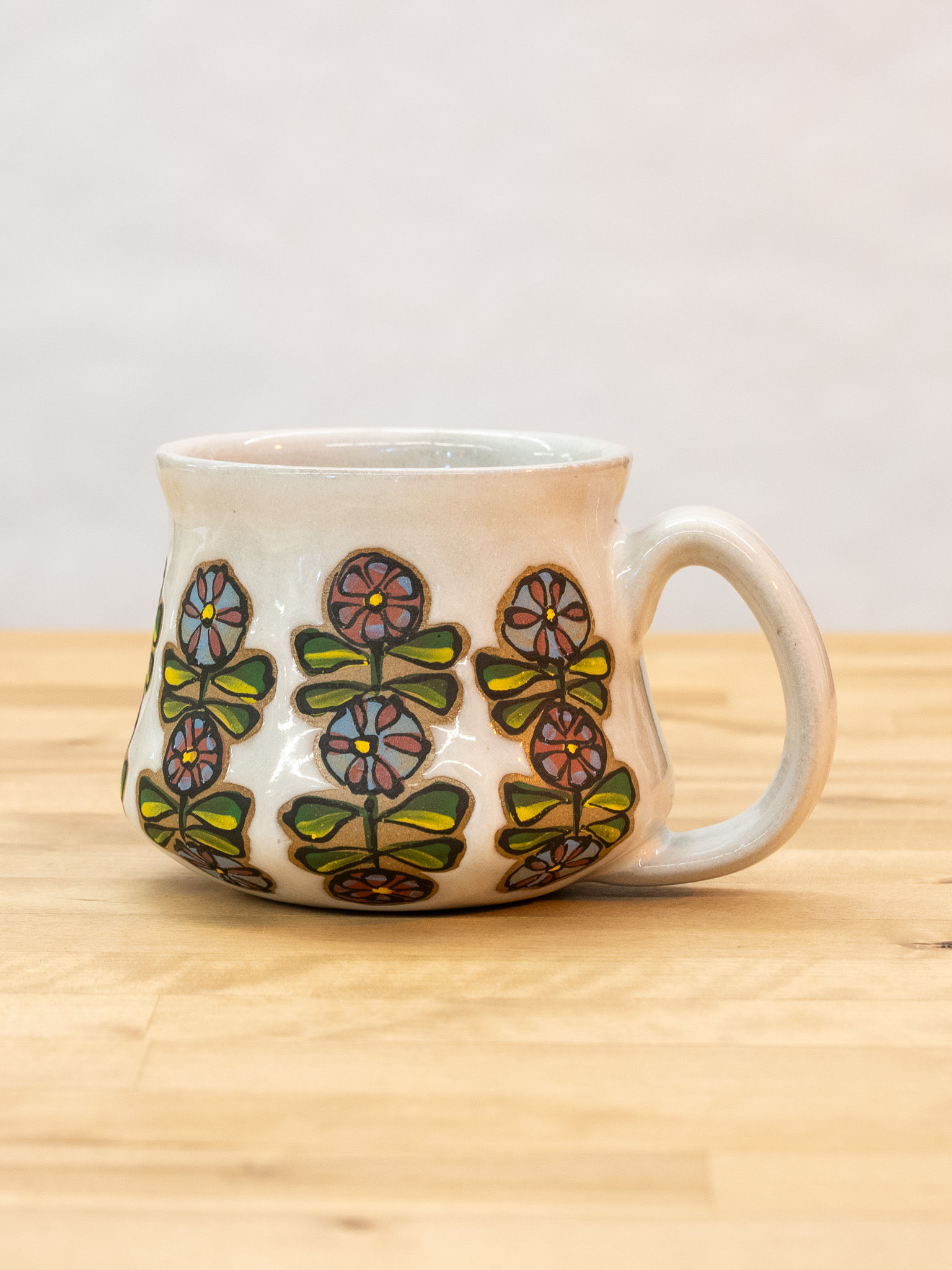 Pinwheel Posie - Blue&Red Mug 16oz