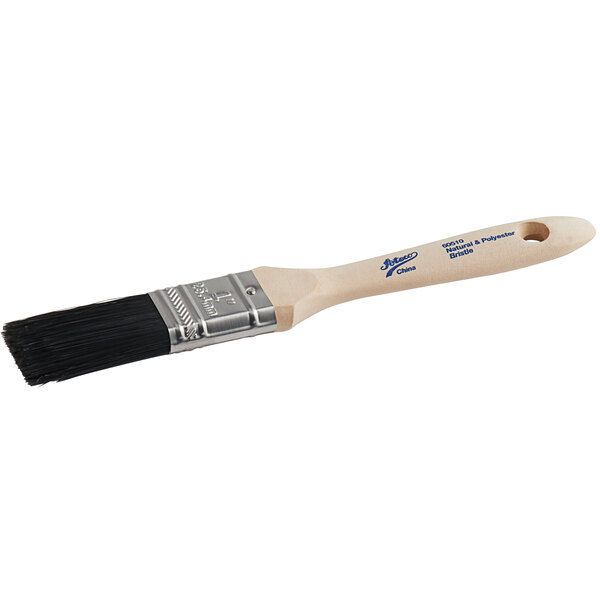 Ateco 1" Black Flat Pastry Brush