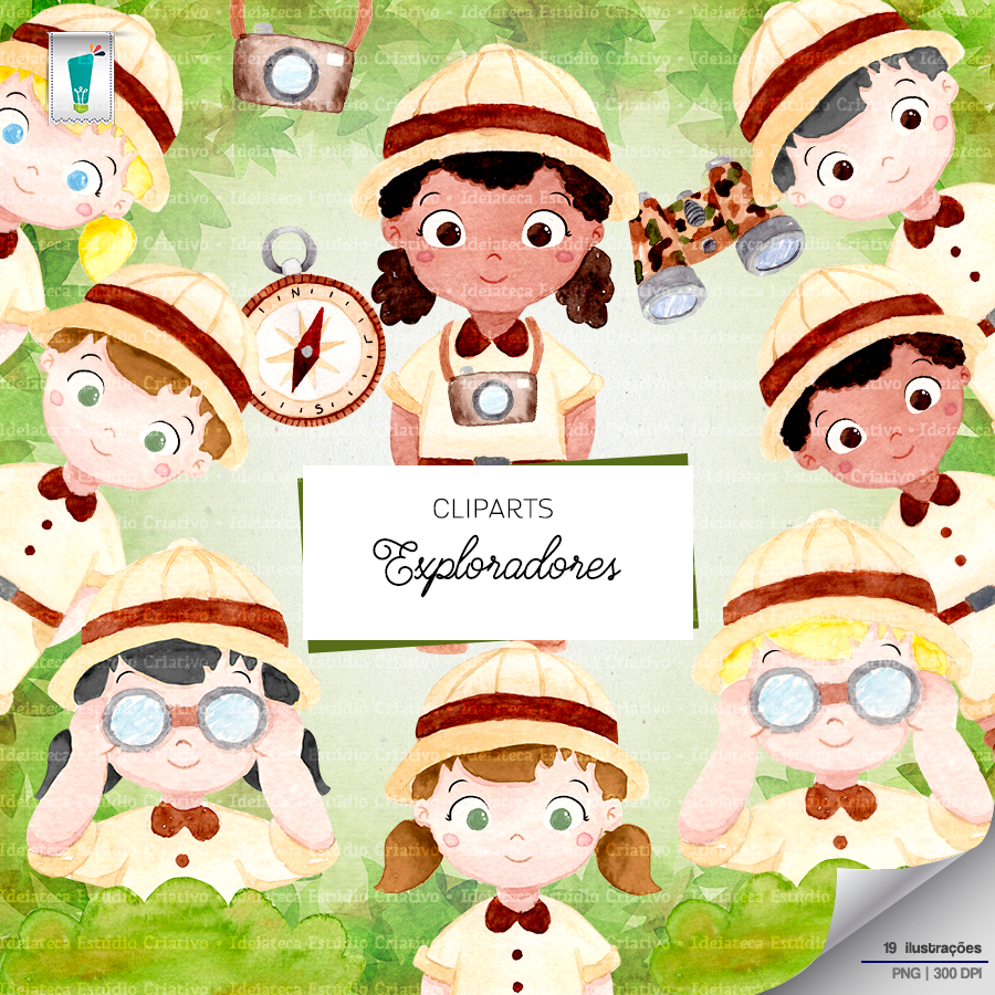 Cliparts Exploradores