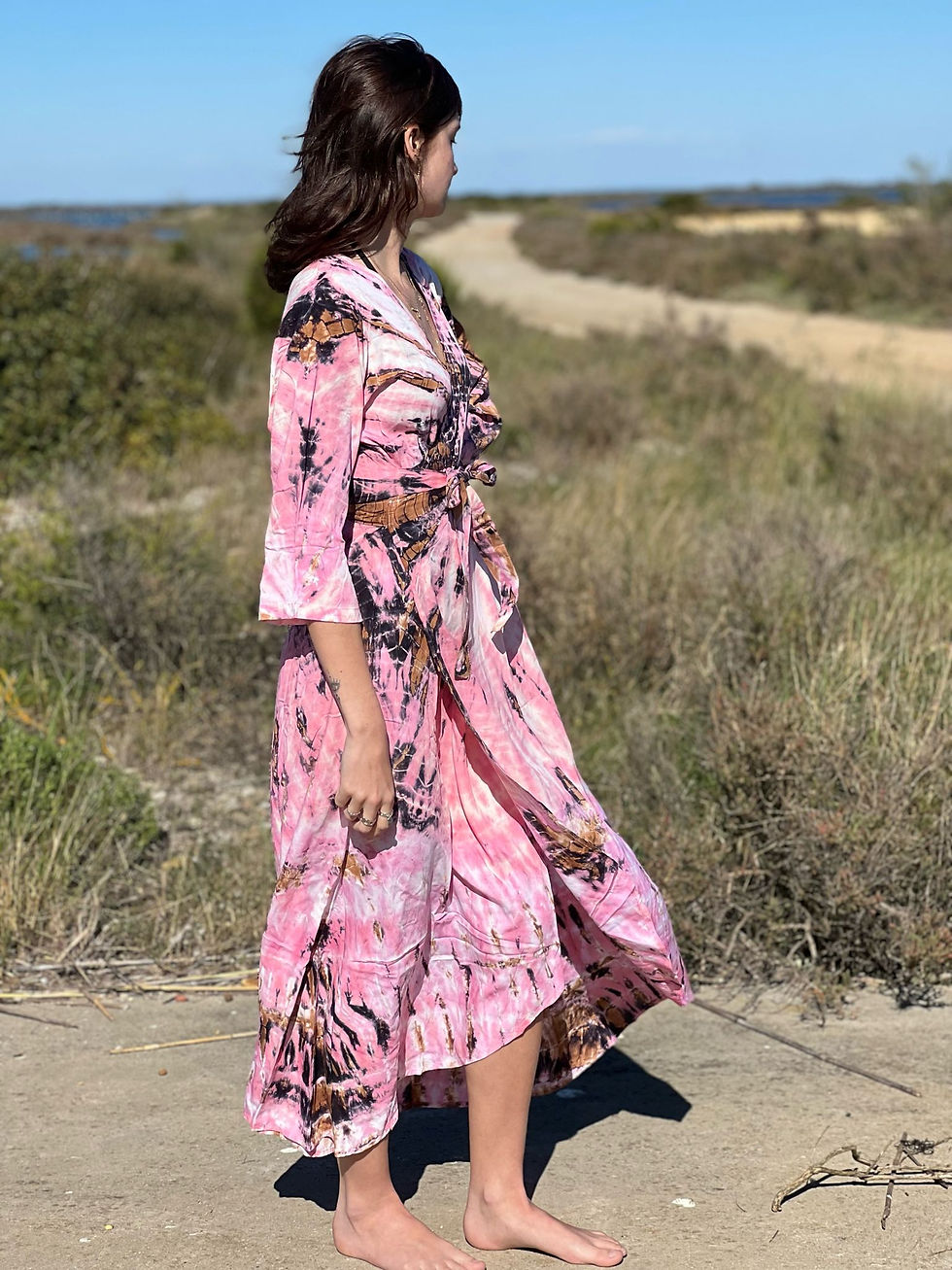 Miniature : Robe longue croisée Krista