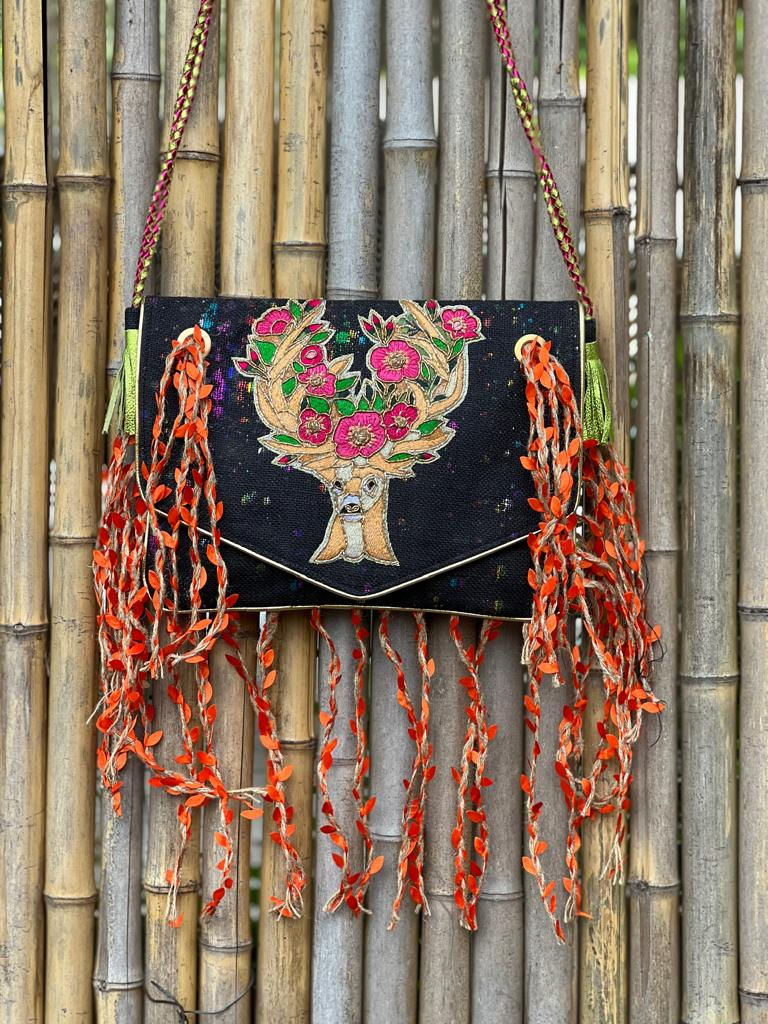 Miniature : Sac Jute brodé