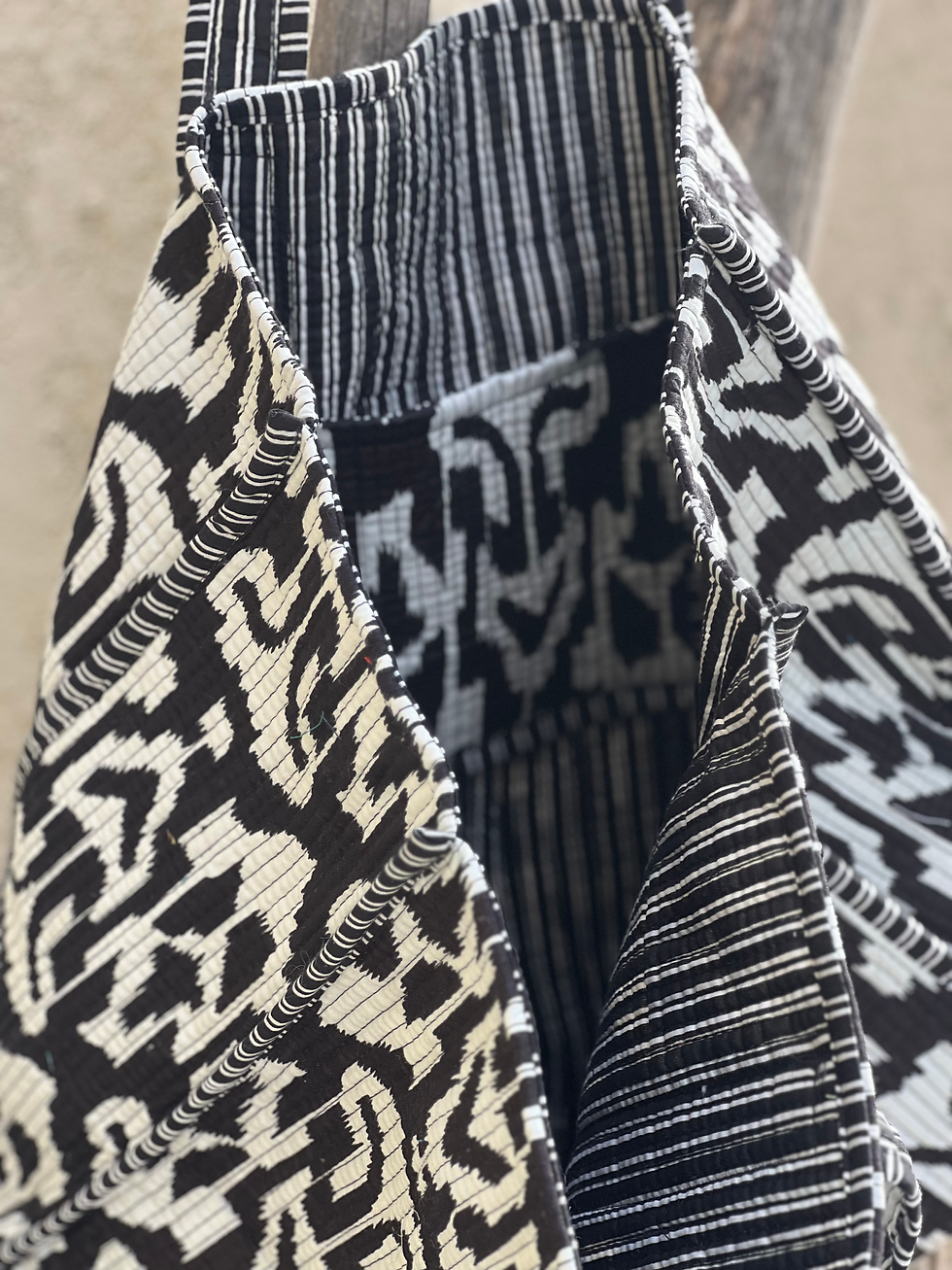 Miniature : Cabas et sa Pochette en coton