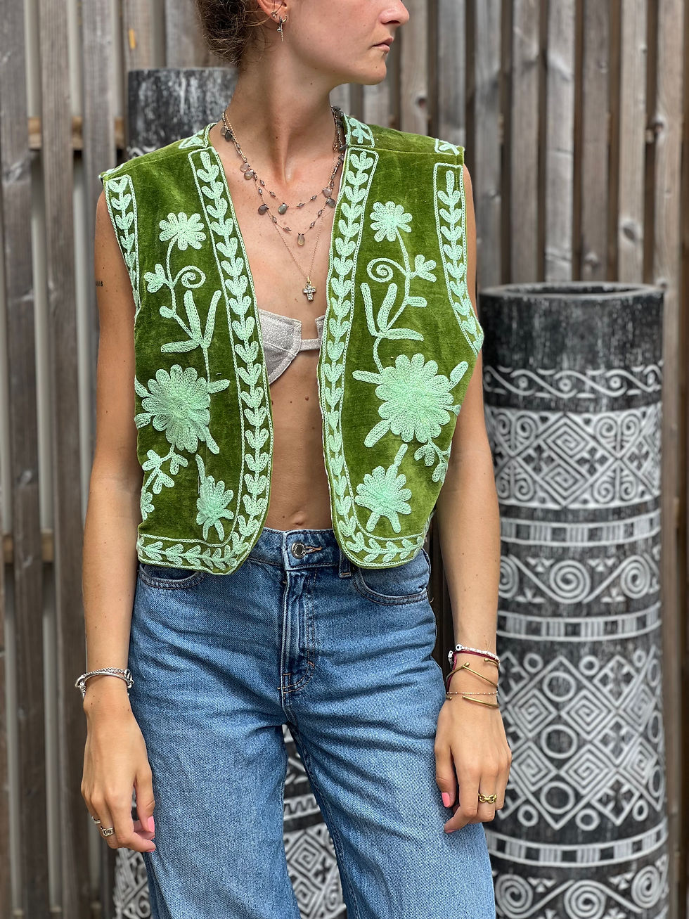 Miniature : Gilet MANOLO velours