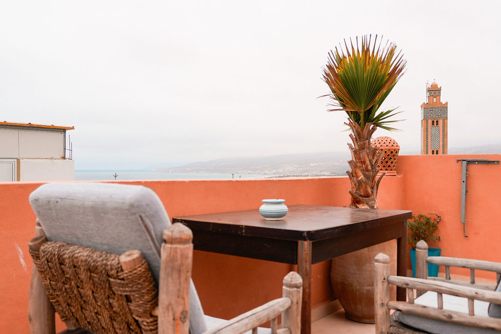 Coliving Morocco mosque views