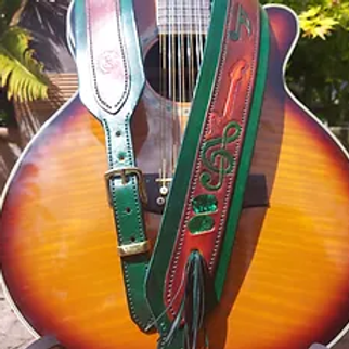 Custom Leather Guitar Strap