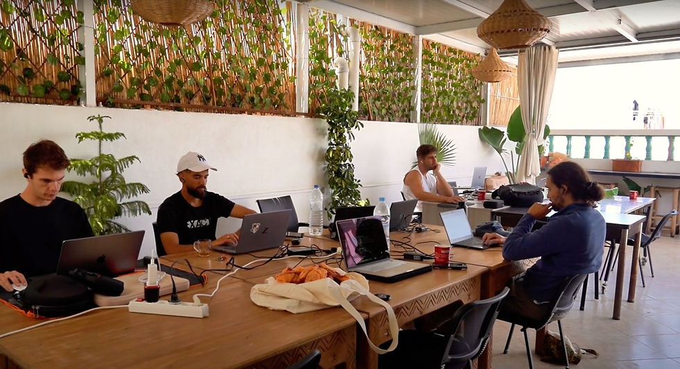 Coworking in tamraght nomadico
