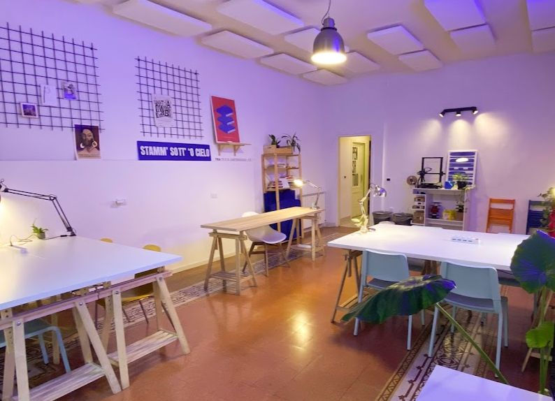 Spazio TRA coworking Napoli evening