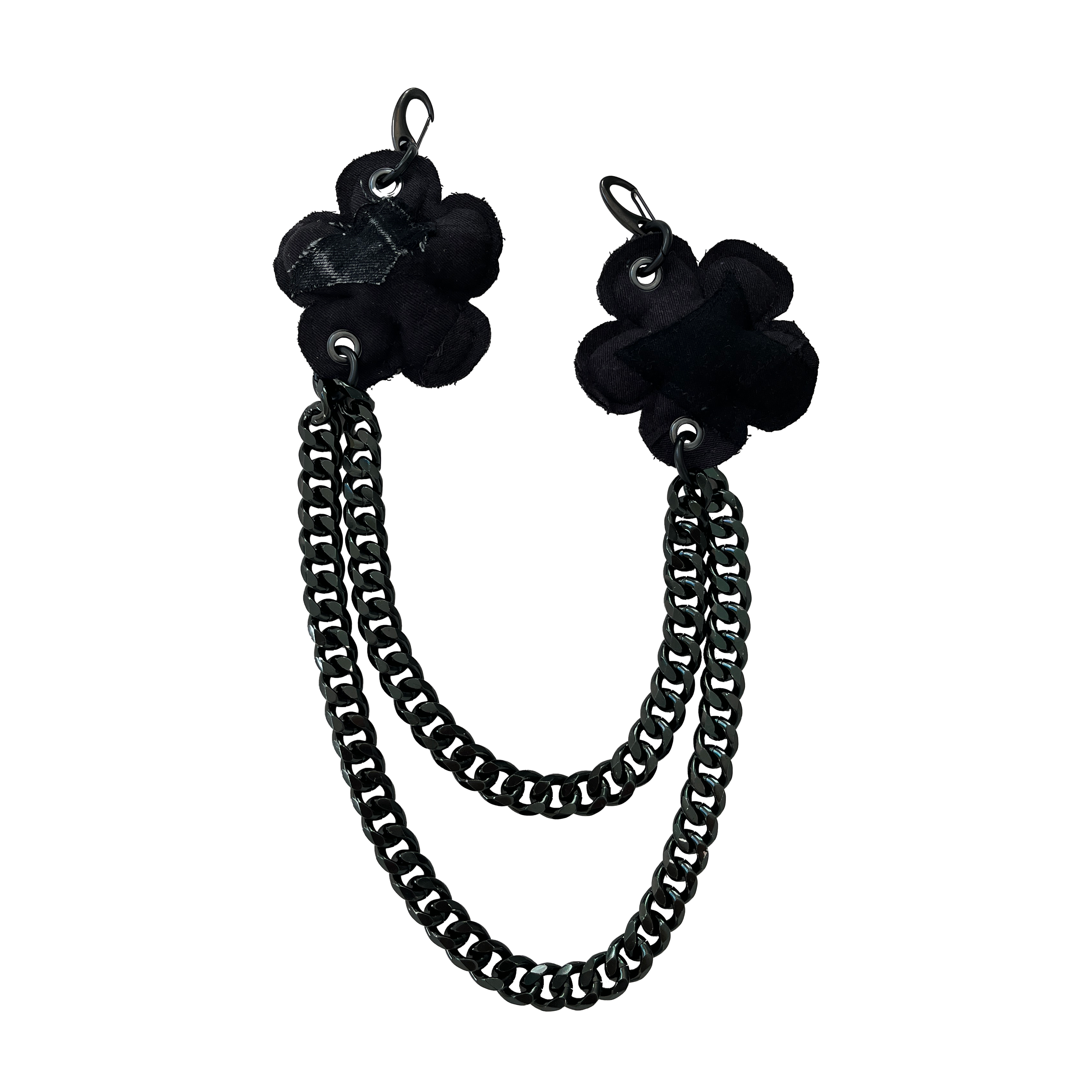 Flower Chain in Black