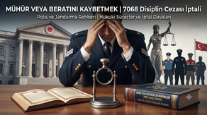 Mühür veya Beratını Kaybetmek 7068 Disiplin Cezası İptali