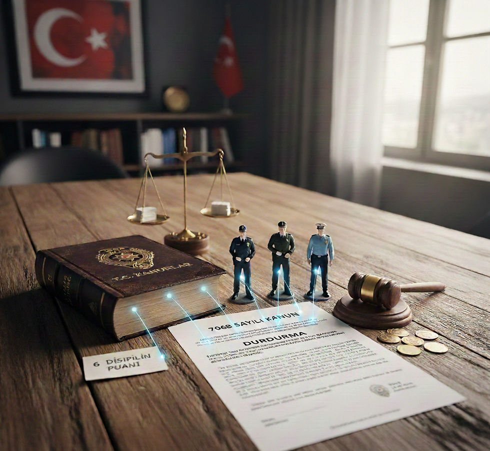 7068 Sayılı Kanun Kapsamında Kısa Süreli Durdurma Cezası I İtiraz ve İptal Davası (2026) Jandarma ve Polis Disiplinsizlik