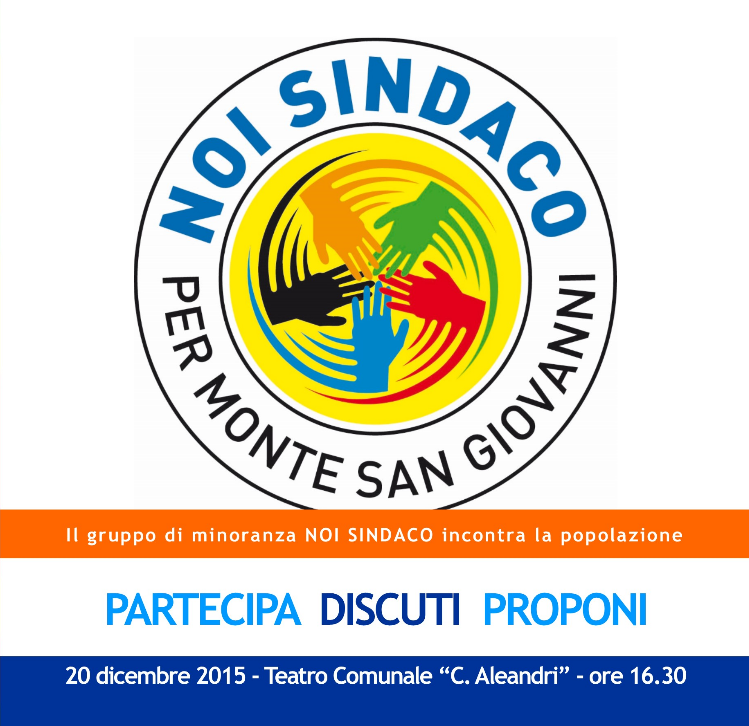 Partecipa Discuti Proponi NOI SINDACO - Monte San Giovanni in Sabina
