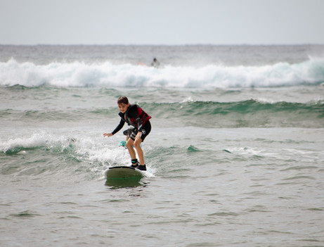 boy surfing