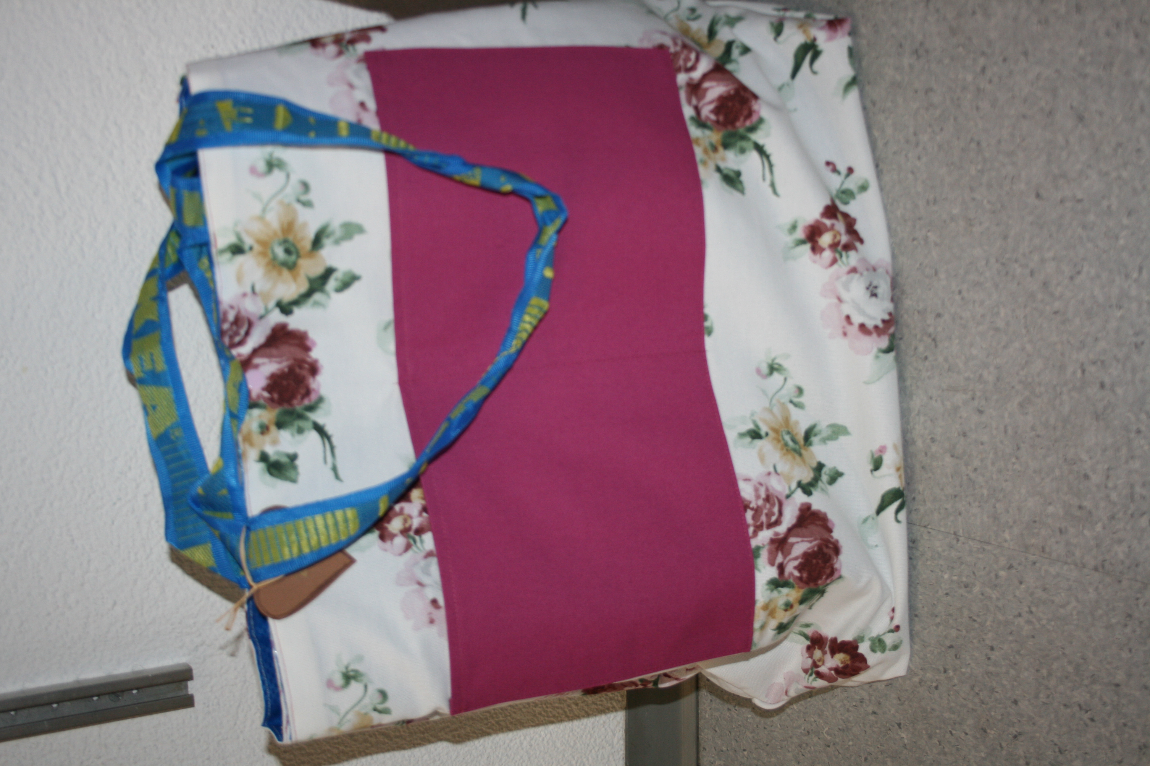 Badetasche blumig