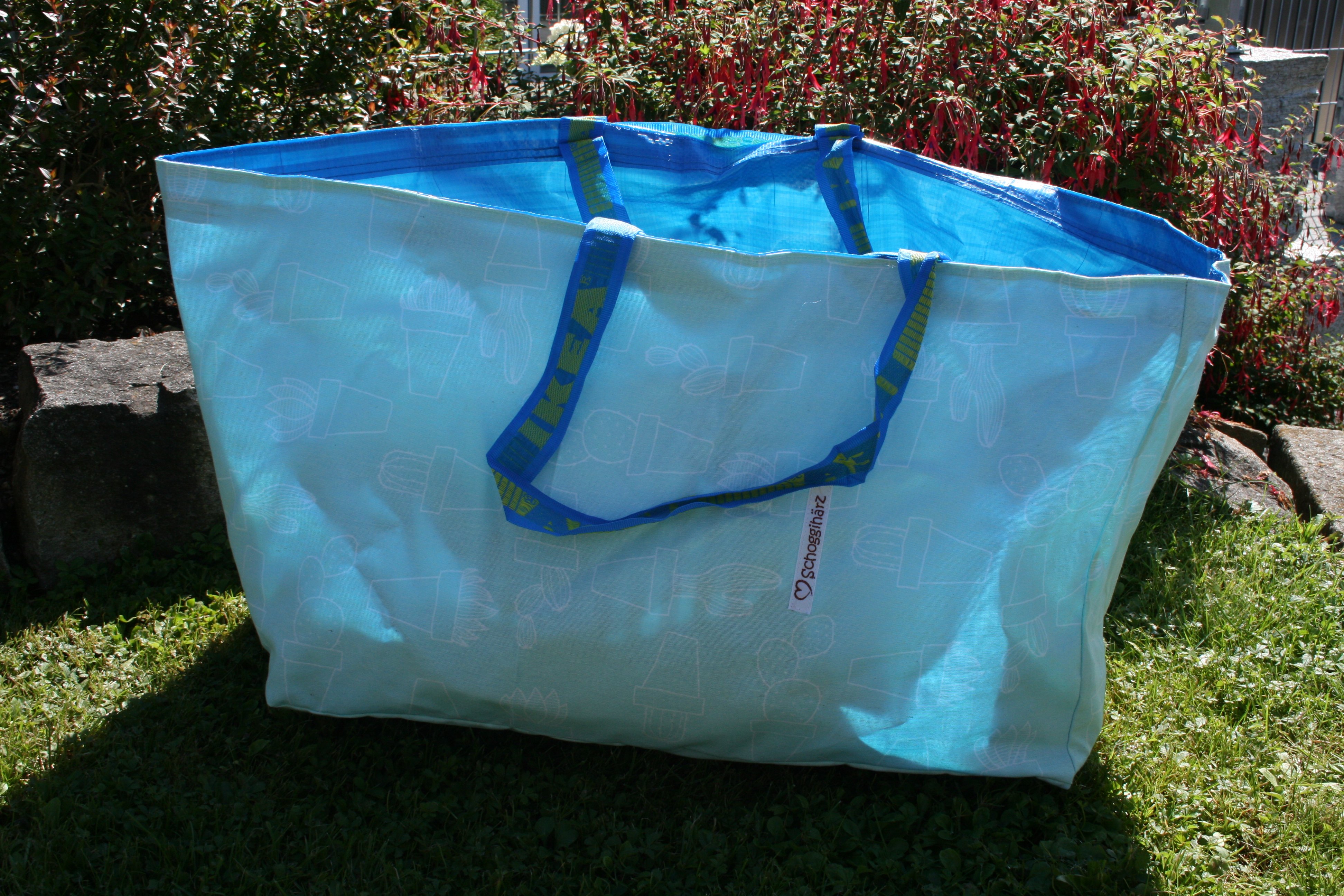 Ikeabadetasche Kaktus mint