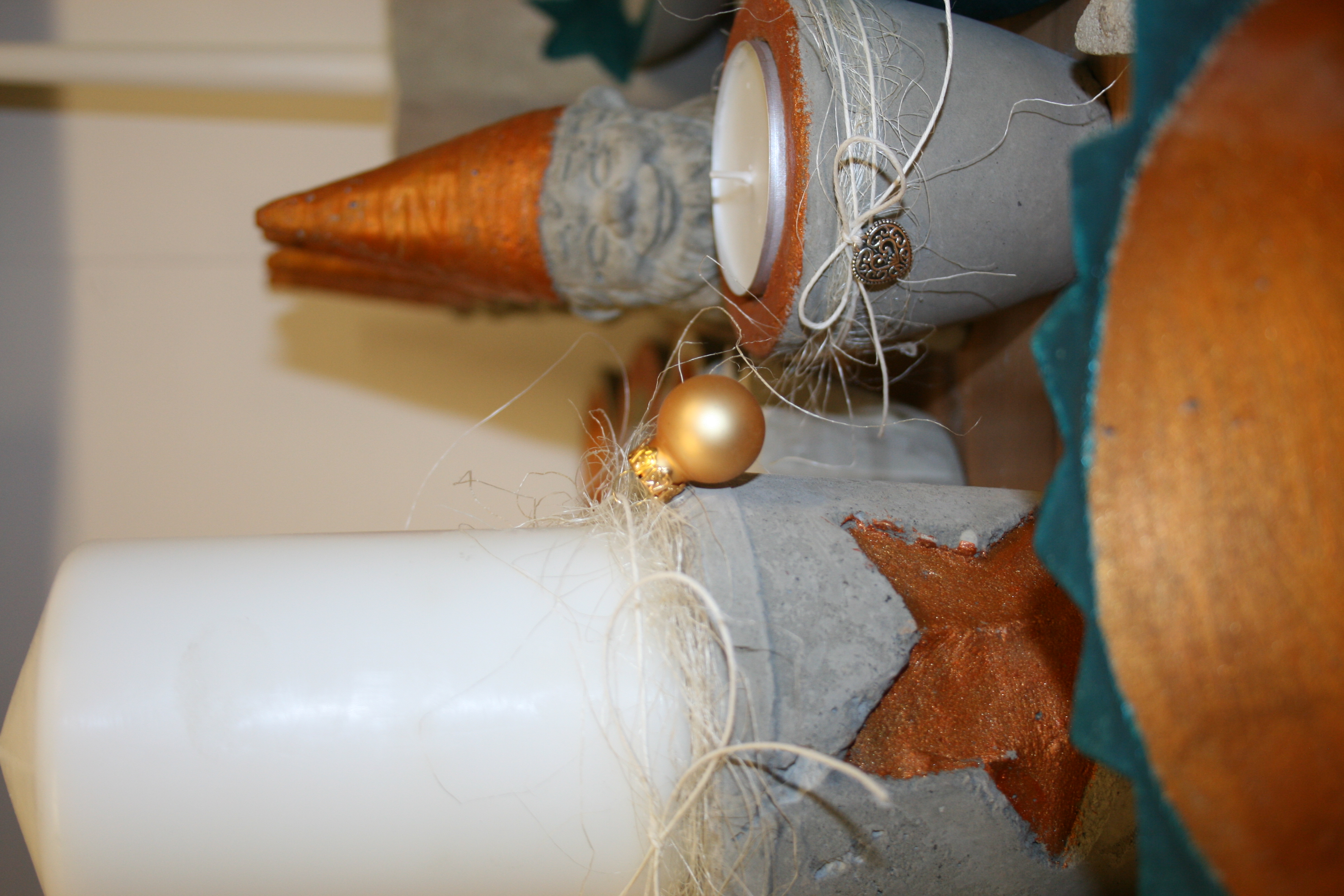 Adventsstimmung in Gold