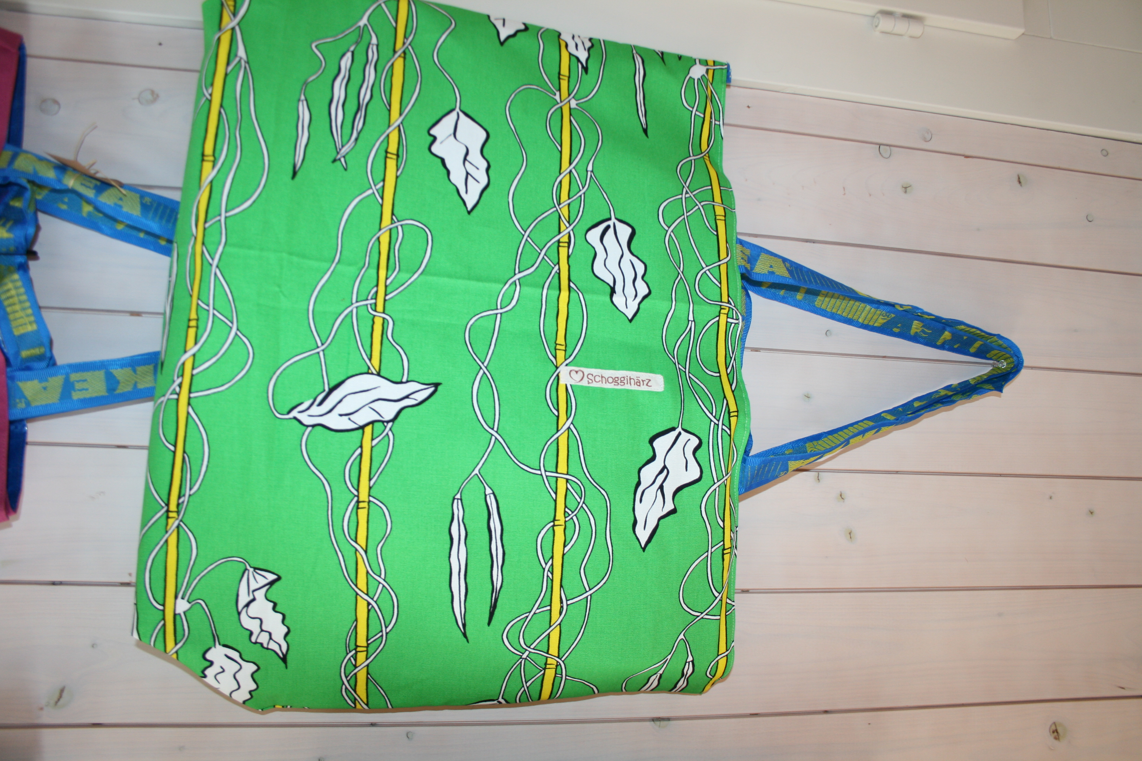 Badetasche blätter