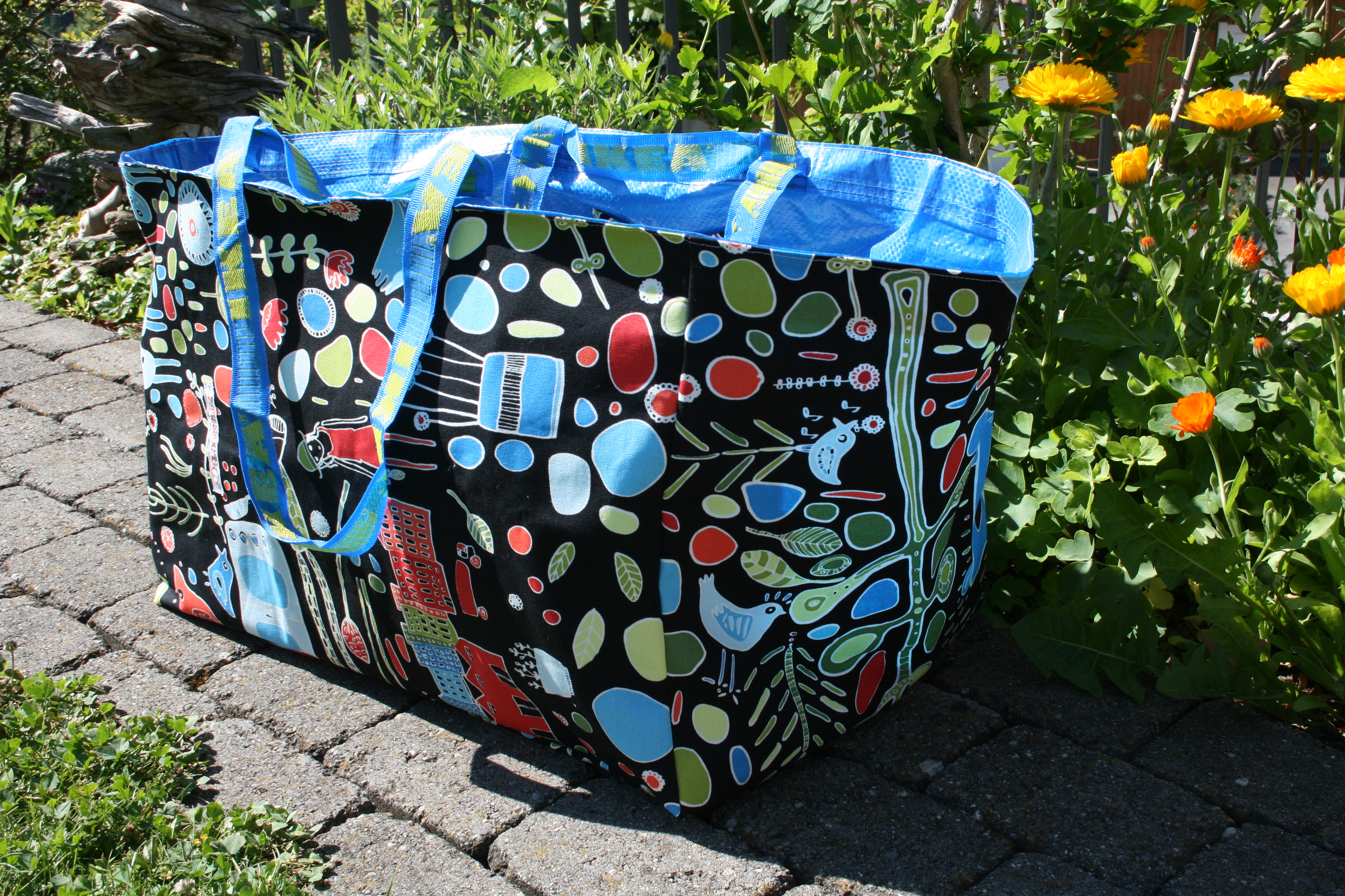 Ikeabadetasche Menschen etc.