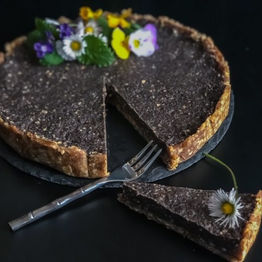 Raw makový dortík