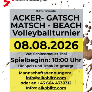 ACKER-GATSCH-MATSCH-Volleyballturnier 2026