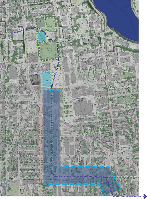 Shaw's urban stream masterplan