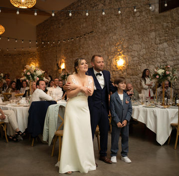 Discours de Cécile pendant son mariage au Domaine de la Grangette