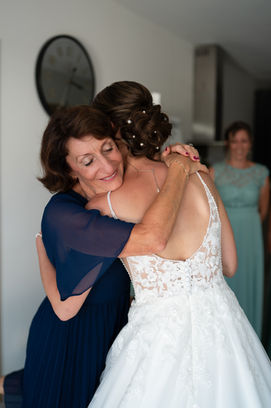 La mariée et sa maman