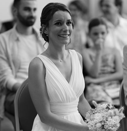 La mariée à la mairie
