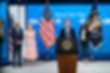 Megan Rapinoe aux côtés de Joe Biden