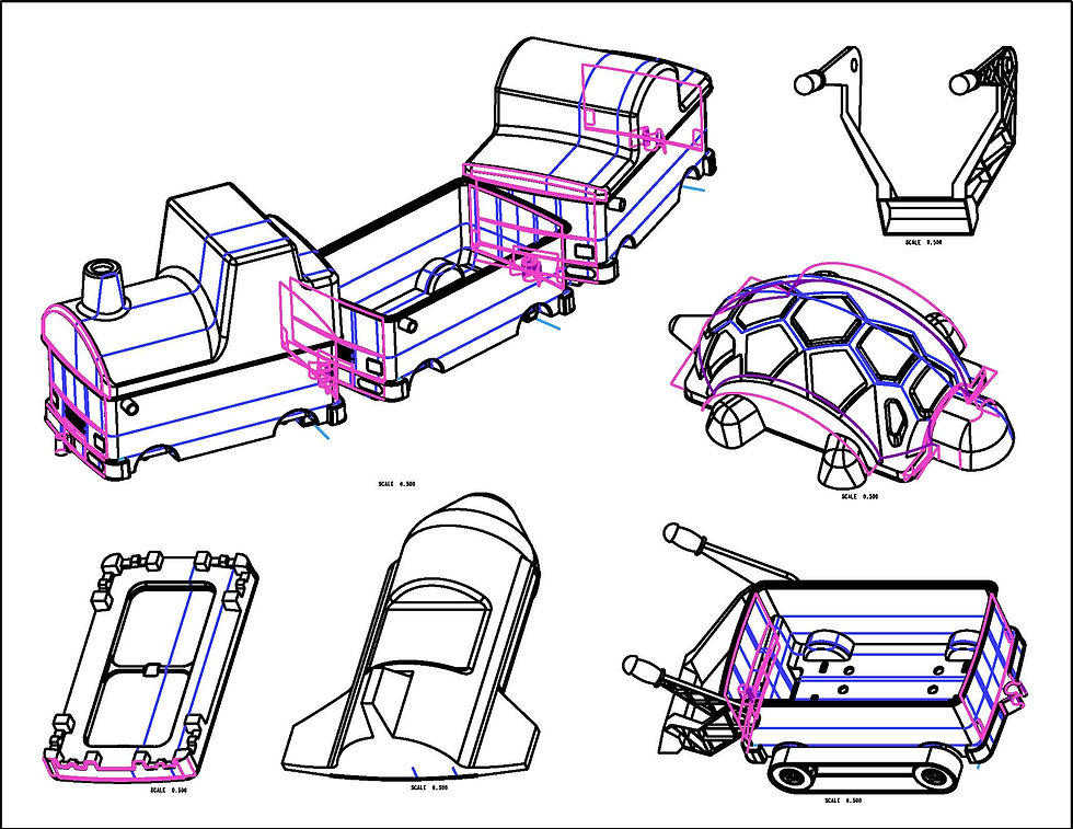 Lego Bus Concept Sketches