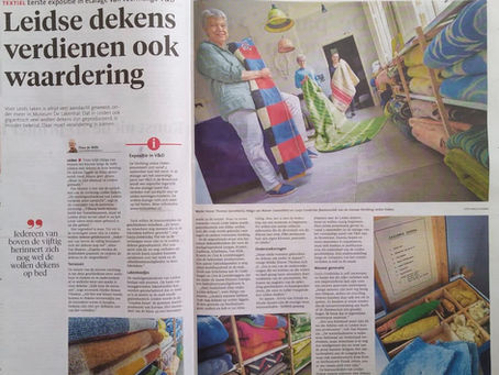 Nieuwe stichting wil herwaardering van Leidse dekens