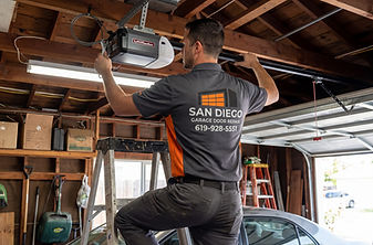 San Diego Garage Door Repair Technician install opener.jpg