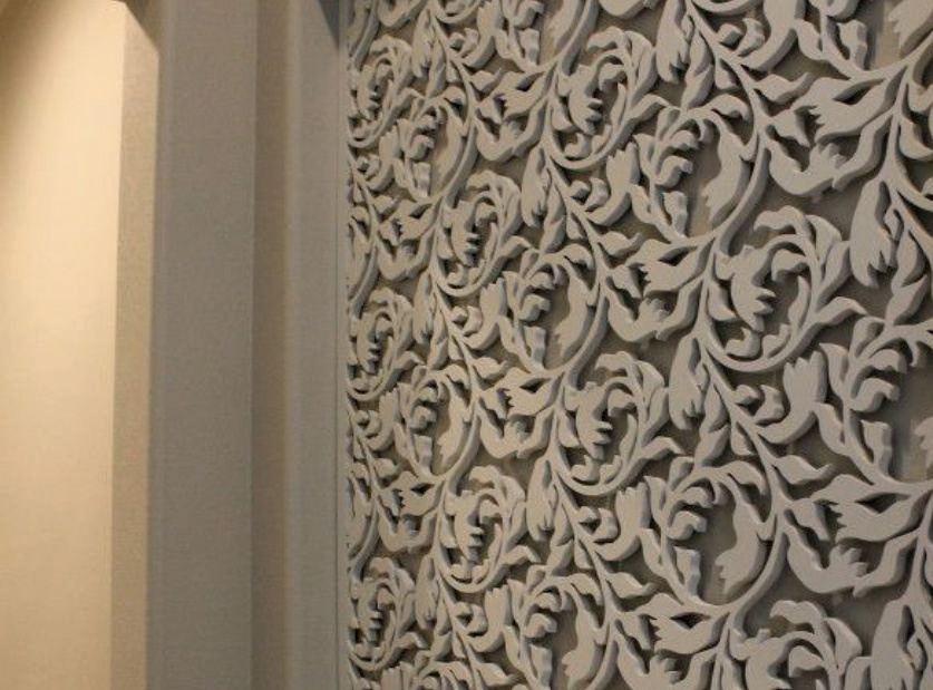 Painel fresado estilo clássico