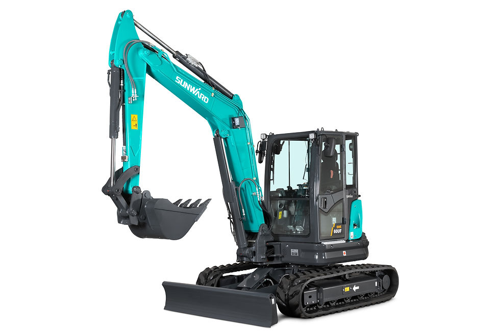 Thumbnail: Sunward SWE 60UF Compact Excavator