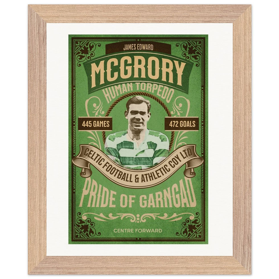 Thumbnail: Jimmy McGrory Premium Wooden Framed Poster With Museum-Quality Matte Paper