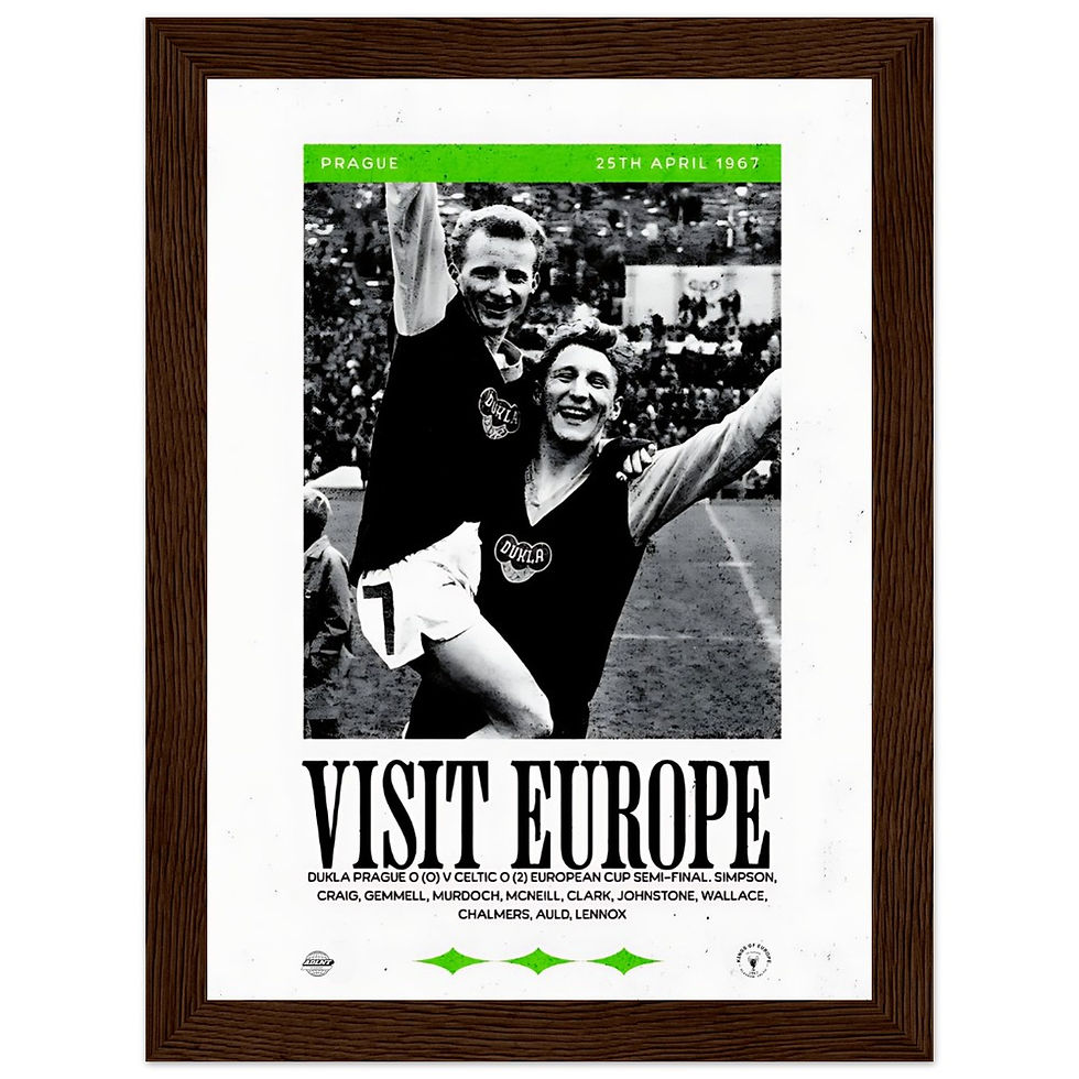 Thumbnail: Visit Europe Premium Semi-Glossy Paper Wooden Framed Poster