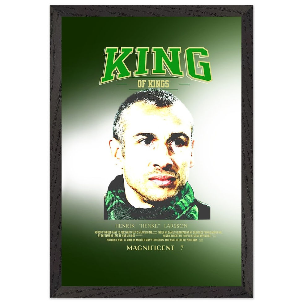 Thumbnail: King Henrik Premium Wooden Framed Poster With Premium Semi-Glossy Paper