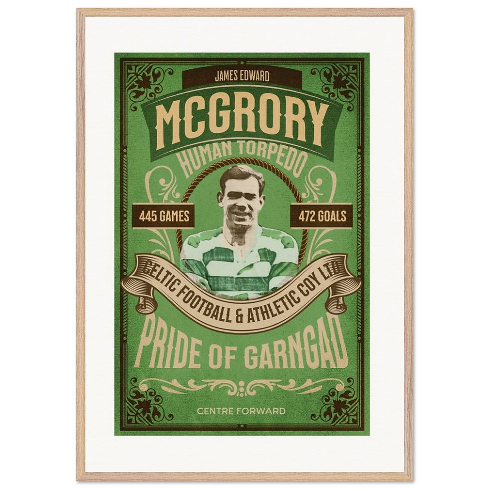 Thumbnail: Jimmy McGrory Premium Wooden Framed Poster With Museum-Quality Matte Paper